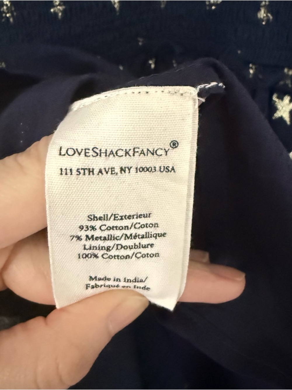 Soira Celestial Cotton Mini Dress - Picture 10 of 10
